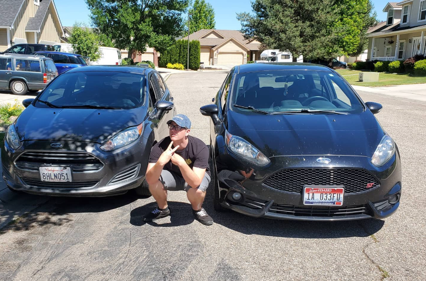 raden Carlson with Fiesta ST and Fiesta SFE